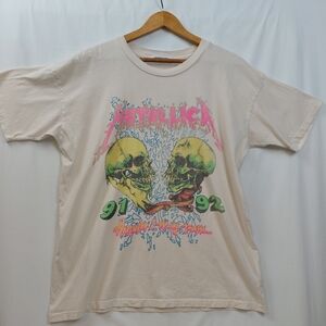 Daydreamer Metallica Whenever I May Roam T Shirt Unisex Size XS Oversized